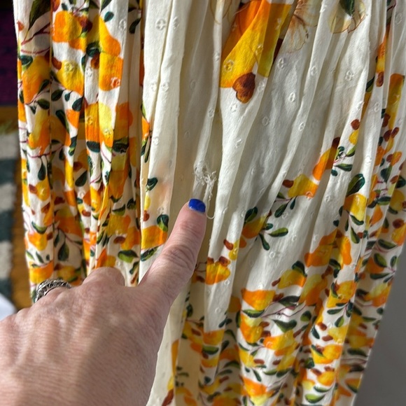 FARM Rio Off White Cashew Crossed Back Maxi Dress - Picture 14 of 15